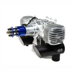 -130cc Twin Gas Engine With Electric Ignition And Mufflers