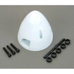 Dubro Products 3 Blade Spinner, 2", White