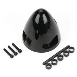 Dubro Products 3 Blade Spinner, 2-1/2", Black