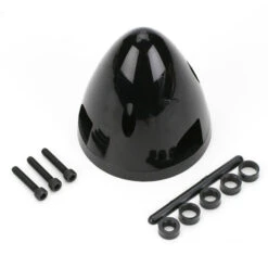 Dubro Products 3 Blade Spinner, 3", Black