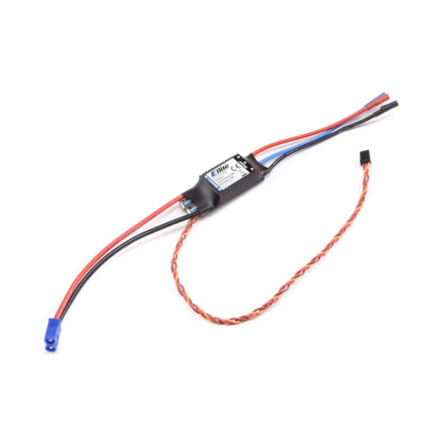 E-Flite 50-Amp Switch-Mode BEC Brushless ESC: EC3 3 E-Flite 50-Amp Switch-Mode BEC Brushless ESC: EC3