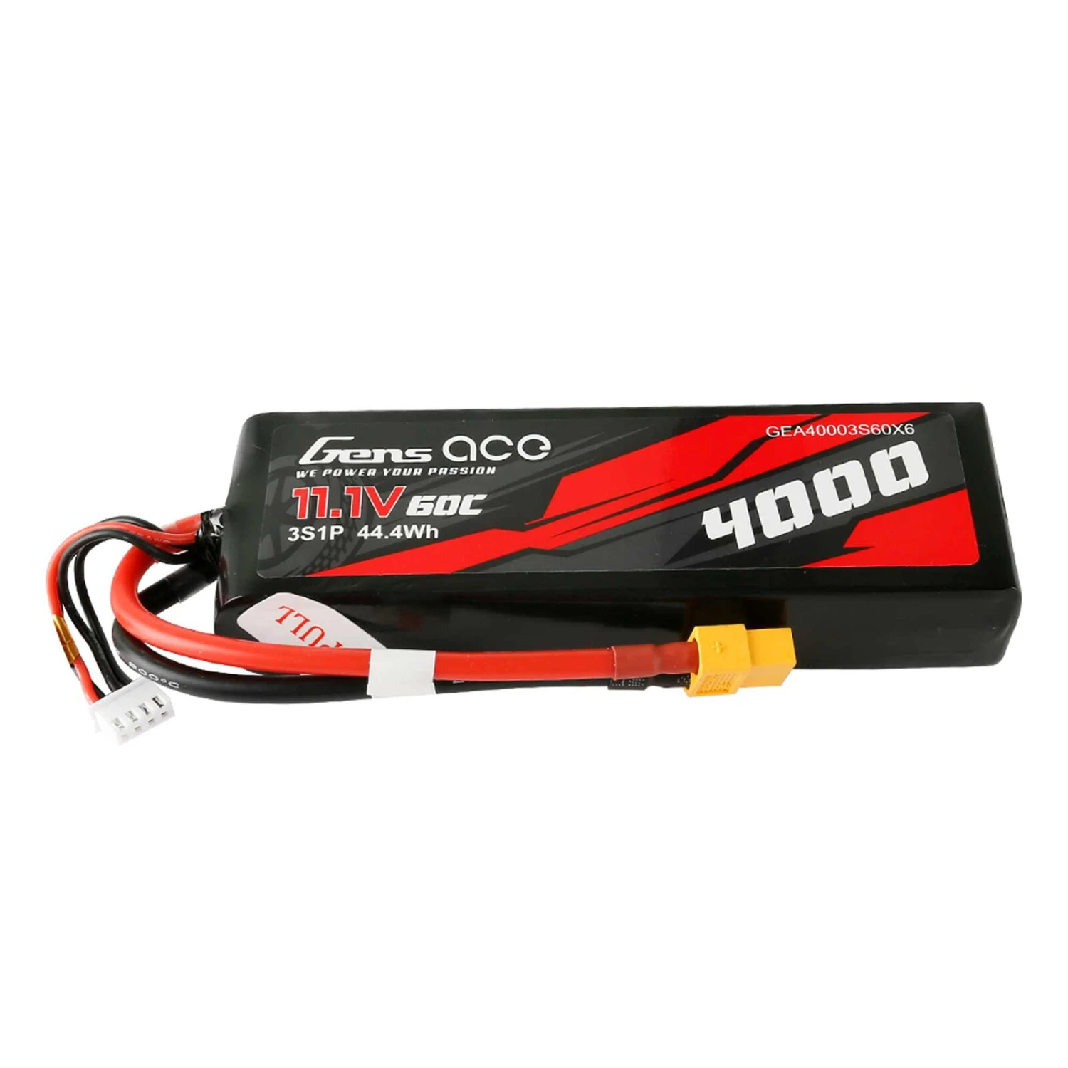 Gens Ace 11.1 V 4000mAh 3S 60C Lipo: XT60 7 Gens Ace 11.1 V 4000mAh 3S 60C Lipo: XT60 - Image 5