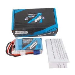 Gens Ace 11.1V 800mAh 3S 45C Lipo Battery: EC2 -Model Toys Store GEA8003S45E2 A4 KKSP46BQ