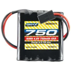 Onyx 4.8V 750mAh NiMH AAA Flat Receiver Battery: Universal Receiver