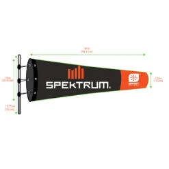 Spektrum Smart Airfield Windsock, 10in X 36in -Model Toys Store SPMPWS100 A1 KV6IH3QZ