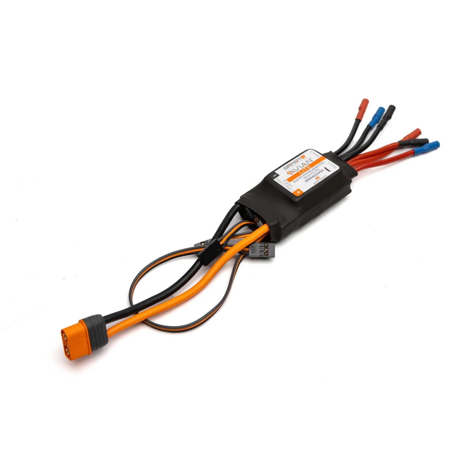 Spektrum Avian 40-Amp Dual Smart Lite Brushless ESC, 3S-4S: IC3 3 Spektrum Avian 40-Amp Dual Smart Lite Brushless ESC, 3S-4S: IC3