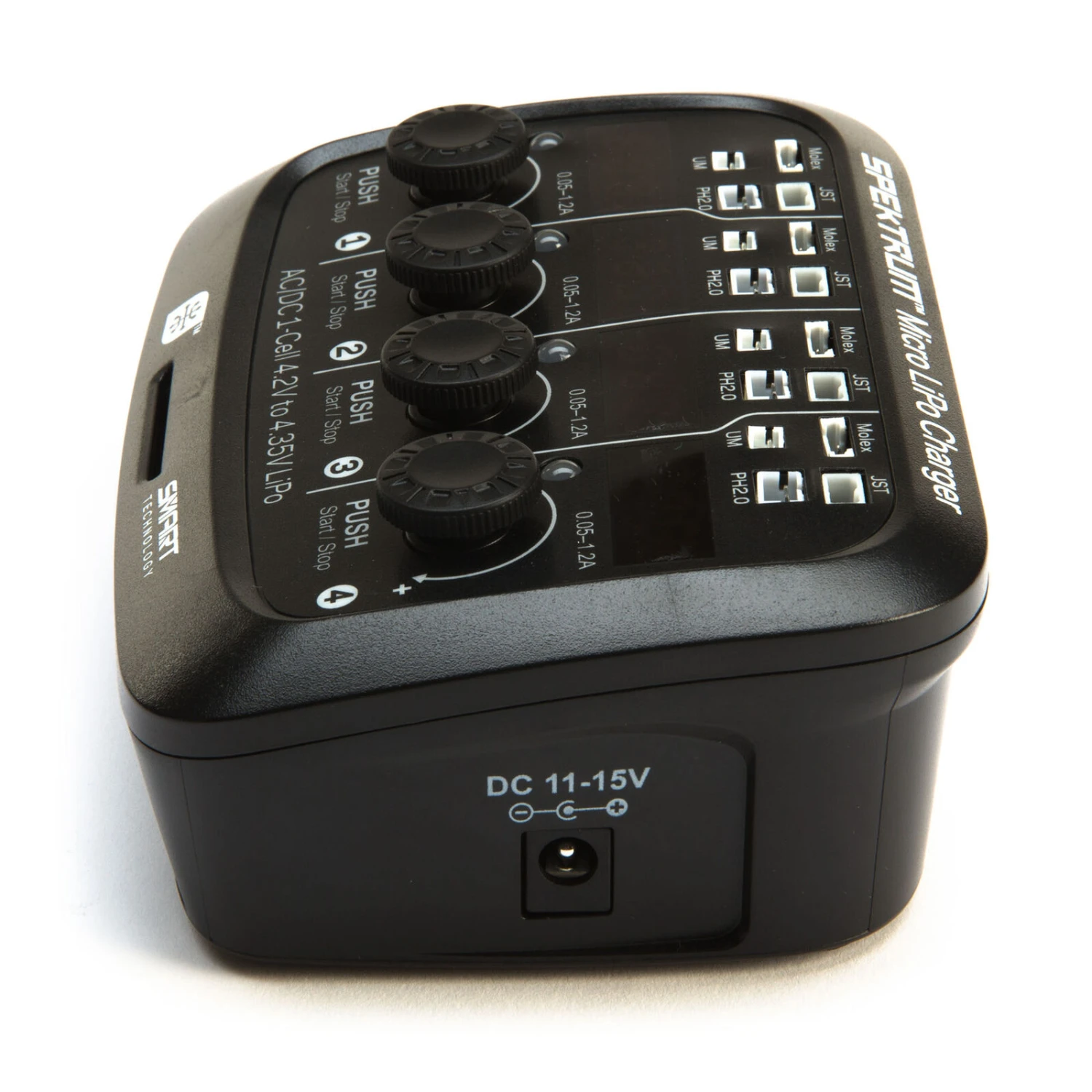 Spektrum 44 Micro 4-port AC/DC 1S LiPo Smart Charger 8 Spektrum 44 Micro 4-port AC/DC 1S LiPo Smart Charger - Image 6