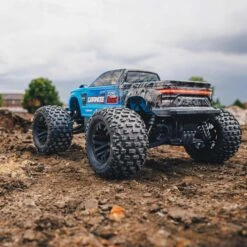 Arrma 1/10 Granite 4X2 Boost Mega 550 Brushed Monster Truck RTR, With Battery & Charger, Blue #ARA4102SV4T2 -Model Toys Store arrma arrma 1 10 granite 4x2 boost mega 550 brushe 2