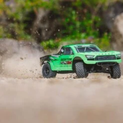 Arrma 1/10 Senton 4X2 Boost Mega 550 Brushed Short Course Truck RTR With Battery & Charger, Green #ARA4103SV4T1 -Model Toys Store arrma arrma 1 10 senton 4x2 boost mega 550 brushed 3