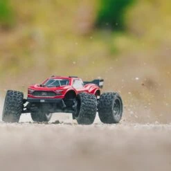 Arrma Vorteks 4X2 BOOST 1/10 Electric RTR Stadium Truck (Red) W/SLT2 2.4GHz Radio, Battery & Charger #ARA4105SV4T1 -Model Toys Store arrma arrma vorteks 4x2 boost 1 10 electric rtr st 6