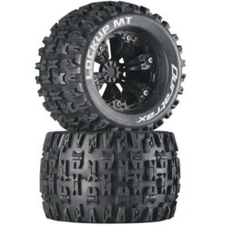 Duratrax Lockup MT 3.8" Mounted 1/2" Offset Tires, Black (2) DTXC3580