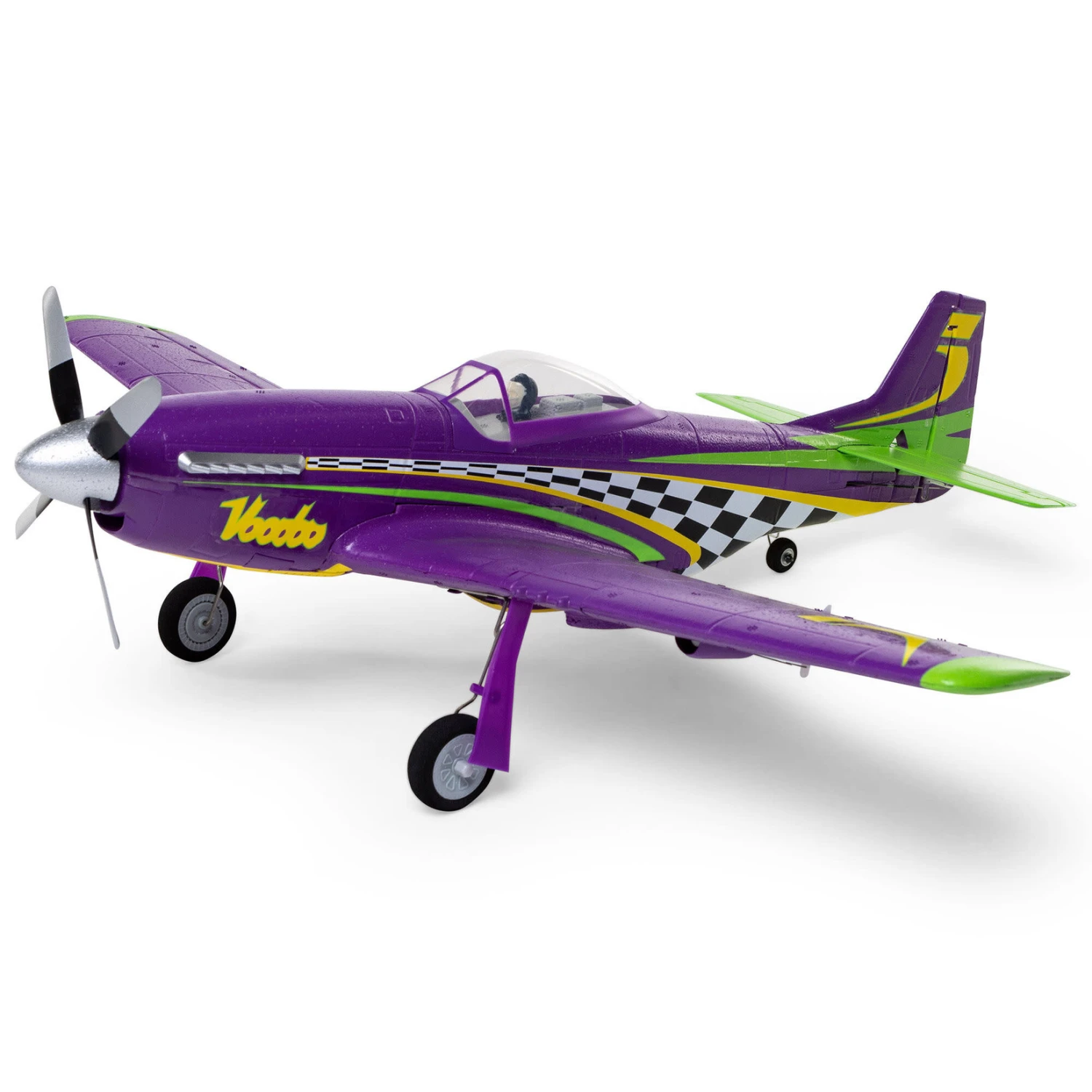 E-flite UMX P-51D Voodoo BNF Basic Electric Airplane (493mm) W/AS3X & SAFE Select #EFLU4350 12 E-flite UMX P-51D Voodoo BNF Basic Electric Airplane (493mm) W/AS3X & SAFE Select #EFLU4350 - Image 10