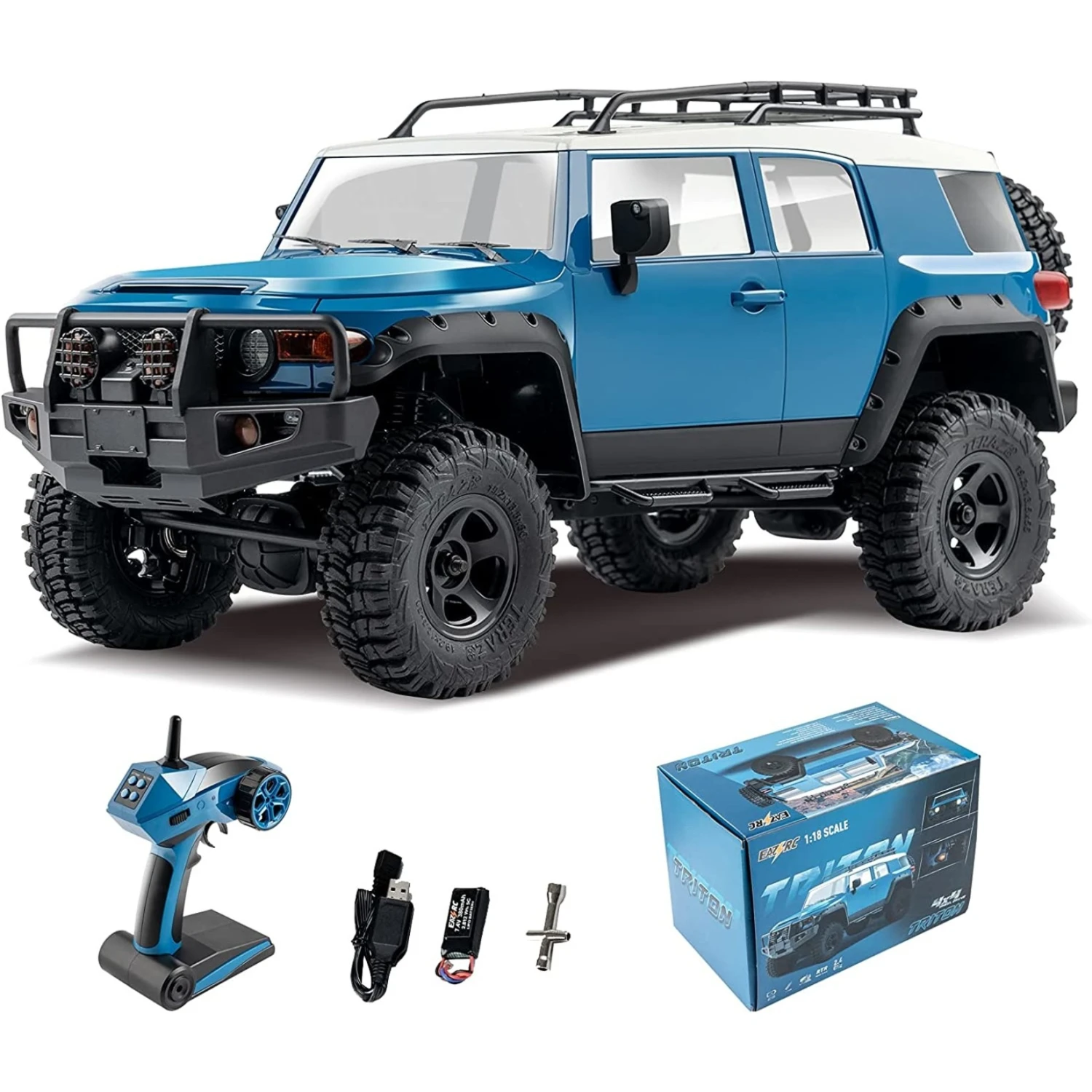 Eazy RC Triton 1/18 RTR Scale Mini Crawler W/2.4Ghz Radio #11805 4 Eazy RC Triton 1/18 RTR Scale Mini Crawler W/2.4Ghz Radio #11805 - Image 2