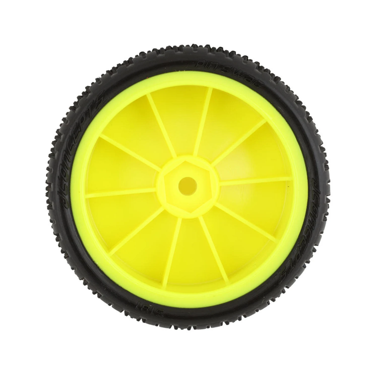 JConcepts Pin Swag 2.2" Pre-Mounted 2WD Front Buggy Carpet Tires (Yellow) (2) (Pink) W/12mm Hex #3181-201011 4 JConcepts Pin Swag 2.2" Pre-Mounted 2WD Front Buggy Carpet Tires (Yellow) (2) (Pink) W/12mm Hex #3181-201011 - Image 2