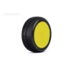 Jetko Dirt Slinger 1/8 Buggy Pre-Mounted Tires On Yellow Dish Rims (Medium Soft) (2) #1005DYMSG -Model Toys Store jetko tires jetko dirt slinger 1 8 buggy pre mount