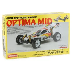 Kyosho Optima Mid 1/10 4wd Off-Road Buggy Kit #30622 -Model Toys Store kyosho kyosho optima mid 1 10 4wd off road buggy k 3