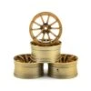 MST GTR Wheel Set (Gold) (4) (9mm Offset) W/12mm Hex #832068GD 1 MST GTR Wheel Set (Gold) (4) (9mm Offset) W/12mm Hex #832068GD -Model Toys Store mst mst gtr wheel set gold 4 9mm offset w 12mm hex