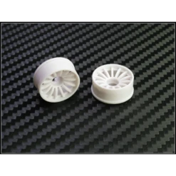 PN Racing Mini-Z 2WD Machine Cut 16-Spoke Front Wheel F3 (White) #216WF3