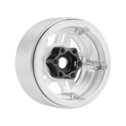 Power Hobby 1/10 Scale B4 Aluminum Beadlock Crawler Wheels (4) #PHB5053SILVER -Model Toys Store power hobby power hobby 1 10 scale b4 aluminum bea 2