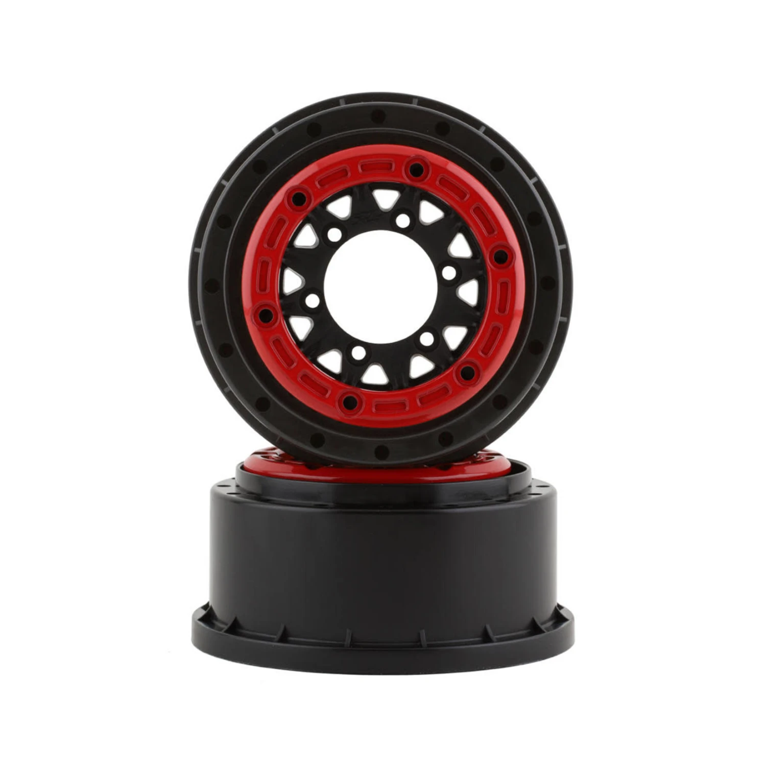 Pro-Line Raid Bead-Loc 2.2"/3.0" Short Course Wheels (Red/Black) (2) W/12mm & 14mm Removable Hex #2811-04 3 Pro-Line Raid Bead-Loc 2.2"/3.0" Short Course Wheels (Red/Black) (2) W/12mm & 14mm Removable Hex #2811-04