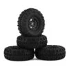 Pro-Line SCX24 1.0" Trencher Pre-Mounted Tires W/Impulse Wheels (Black) (4) (Medium) #10209-10 -Model Toys Store pro line pro line scx24 10 trencher pre mounted ti