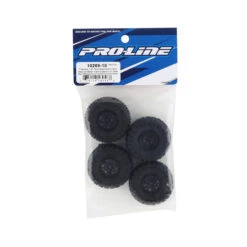 Pro-Line SCX24 1.0" Trencher Pre-Mounted Tires W/Impulse Wheels (Black) (4) (Medium) #10209-10 -Model Toys Store pro line pro line scx24 10 trencher pre mounted ti 3