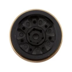 Samix SCX24 Aluminum & Brass 1.0" Beadlock Wheel Set (Black) (4) #SCX24-6669 -Model Toys Store samix samix scx24 aluminum brass 10 beadlock wheel 1
