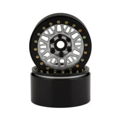 SSD RC Mesh 1.9" Beadlock Crawler Wheels (Silver) (2) #SSD00534