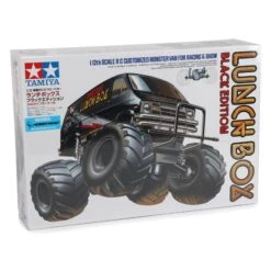 Tamiya Lunch Box "Black Edition" 2WD Electric Monster Truck Kit #58546-60A -Model Toys Store tamiya tamiya lunch box black edition 2wd electric 8