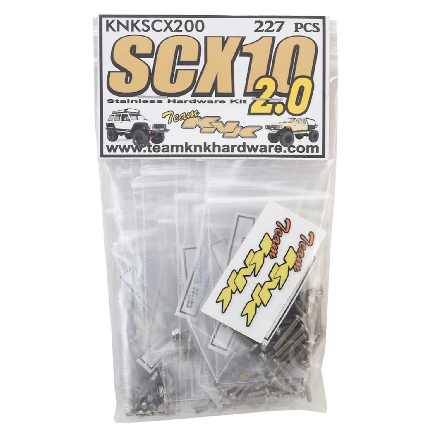 Team KNK Axial SCX10 II Stainless Hardware Kit (186) #KNKSCX200 3 Team KNK Axial SCX10 II Stainless Hardware Kit (186) #KNKSCX200