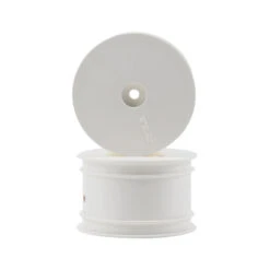 Team Losi Racing 12mm Hex 1/10 Rear Buggy Wheels (White) (2) (22 3.0/22-4) #TLR7100