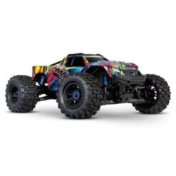 Traxxas Maxx WideMaxx 1/10 Brushless RTR 4WD Monster Truck (Rock N Roll) W/TQi 2.4GHz Radio & TSM #89086-4-RNR