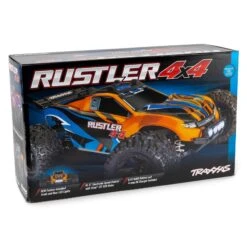 Traxxas Rustler 4X4 1/10 RTR Stadium Truck W/LED Light Set (Pink) W/XL-5 ESC, TQ 2.4GHz Radio, Battery & DC Charger #67064-61-PINK -Model Toys Store traxxas traxxas rustler 4x4 1 10 rtr stadium truck 6