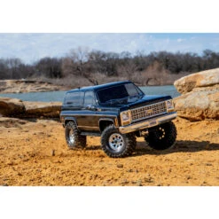 Traxxas TRX-4 1/10 Trail Crawler Truck W/'79 Chevrolet K5 Blazer Body (Black) W/TQi 2.4GHz Radio #82076-4-BLK -Model Toys Store traxxas traxxas trx 4 1 10 trail crawler truck w 7 10