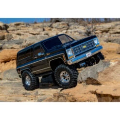 Traxxas TRX-4 1/10 Trail Crawler Truck W/'79 Chevrolet K5 Blazer Body (Black) W/TQi 2.4GHz Radio #82076-4-BLK -Model Toys Store traxxas traxxas trx 4 1 10 trail crawler truck w 7 8