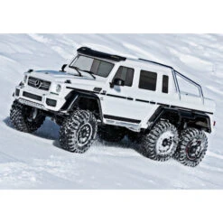 Traxxas TRX-6 1/10 6x6 Trail Crawler Truck W/Mercedes-Benz G 63 AMG Body (White) W/TQi 2.4GHz Radio #88096-4-WHT -Model Toys Store traxxas traxxas trx 6 1 10 6x6 trail crawler truck 3