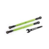 Traxxas X-Maxx WideMaxx Front Toe Links (Green-Anodized) #7897G -Model Toys Store traxxas traxxas x maxx widemaxx front toe links gr