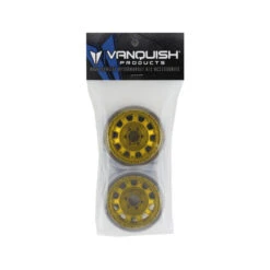 Vanquish Products KMC KM236 Tank 2.2" Beadlock Crawler Wheels (Gold) (2) #VPS08708 -Model Toys Store vanquish products vanquish products kmc km236 tank 4