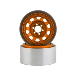 Vanquish Products KMC KM236 Tank 2.2" Beadlock Crawler Wheels (Orange) (2) #VPS08706